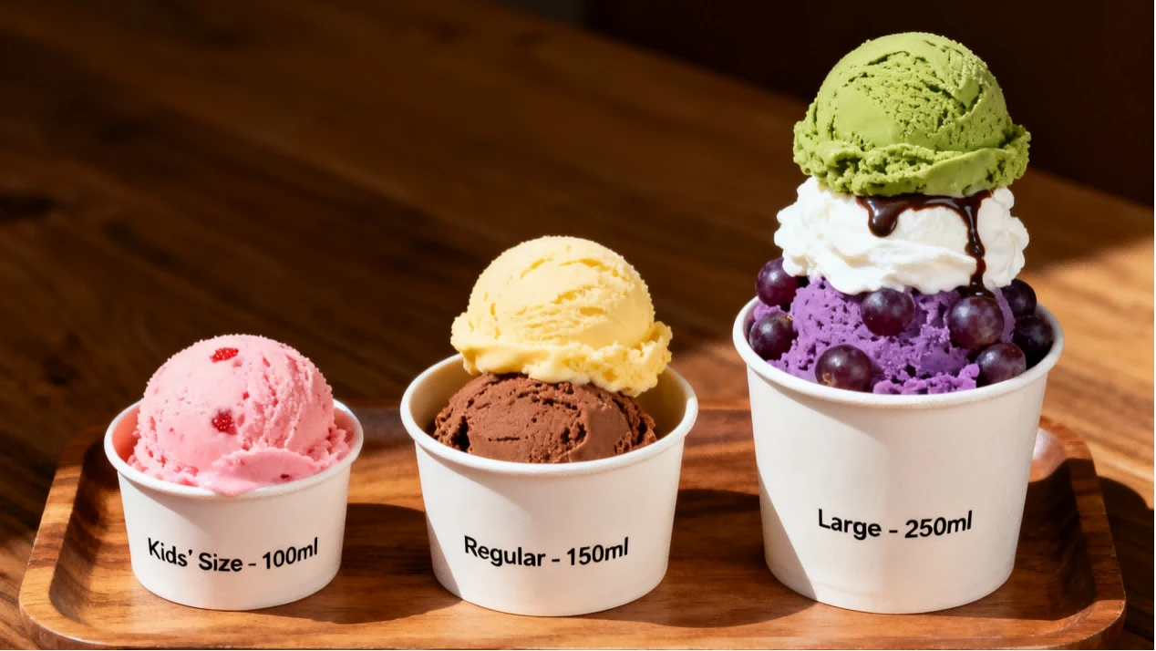 Paper Ice Cream Cups 4 Paper Ice Cream Cups 4