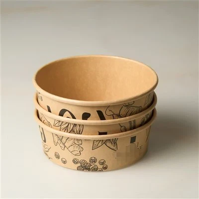 1000 ml papirnate jušne sklede s pokrovi