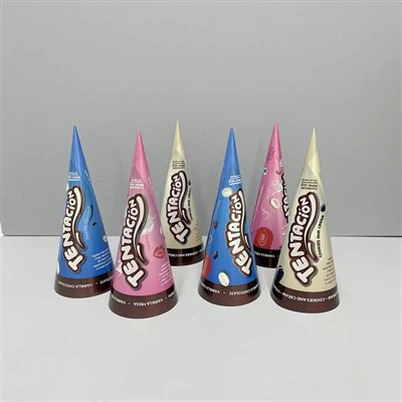 Papirnati tulci za sladoledne kornete za trgovino s sladicami